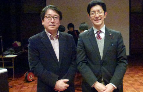 石坂わたるの活動:中野区の障がい者防災委員会企画の講演会に参加(2)~実行委員長の矢野さんと~