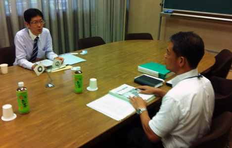 石坂わたるの活動:豊中市と四条畷市のBCP(災害時等の業務継続計画)について個人(会派)視察の様子