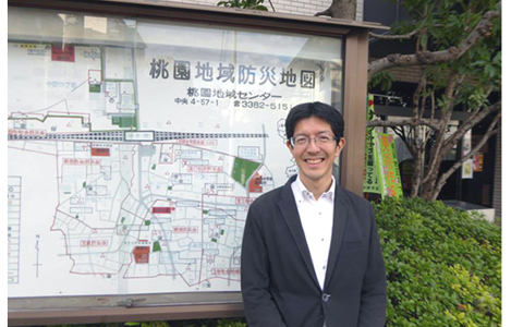 石坂わたるの活動:桃園区民活動センターにて。